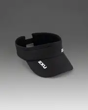 Run Visor, 2XU, OSFA, Black/Black, Unisex