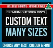 CUSTOM Sticker Decal - MANY SIZES Lettering Business Shop Personalised Instagram