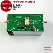 2.4-2.5GHz RF Power Module 32dB 24-28V 50ohms 50W w/ SMA Female Connector tp1