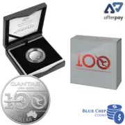 2020 $1 QANTAS CENTENARY 1/2OZ SILVER PROOF COIN