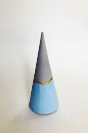 Sky Blue with Gold Detail | Ring Cone