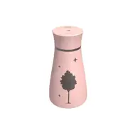 Household Vehicle Mute Air Humidifier Aromatherapy Machine with USB Cable & USB Light & Fan(Pink)