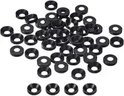CUBETA 50pcs M4 Crush Washers, Suitable for Automotive Furniture Screw Accessories, Outer Diameter 10mm, Inner Diameter 4mm, Height 2.2mm