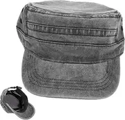 [COOLHIYA] Unisex Baseball Cap Breathable Fabric Sun Protection Hat for Outdoor Activities Black