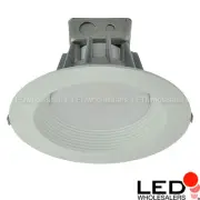 8" Dimmable Retrofit 35W LED High-CRI Downlight White Trim with Junction Box ETL