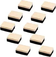 DOITOOL 10Pcs Blackboard Erasers Dust Chalk Cleaners for Classroom Office Felt Material for Home School Use