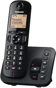 [Panasonic] KX-TGC260 Digital Cordless Phone: 18-min answering Machine, Dedicated Call Block Button, an Easy-to-Read dot-Matrix Display and a Hands-Free Speakerphone
