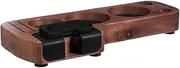 CONGARTENO Accessory Set Espresso Tamping Tool Holder Wood Stand for Portafilter Coffee Plunger Base Storage