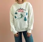 Panache apres ski club sweatshirt White