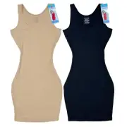 Spanx Tank Slip Full Shaping Wide Straps Smoothing Sleek Slimmers Shapewear 1649