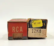 12K8 RCA 2 Tubes New (New Old Stock) Test NEW 1 Year Warranty