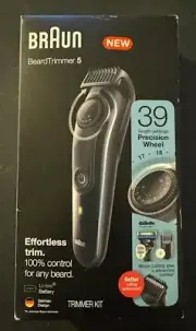 Braun BeardTrimmer5 Cordless Beard Trimmer with Gillette ProGlide Razor - BT5240