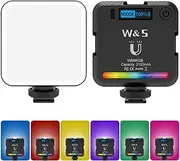 Yolispa RGB Selfie Light CRI 95+ 2500-9000K Full Color LED Camera Light for Video Recording/433