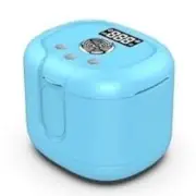 Ultrasonic Retainer Cleaner w/ UV Sanitizer Light - 200 ml - Baby Blue Color