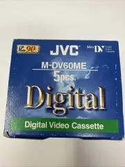 JVC Mini DV Digital Video Cassette M-DV60ME 90 min ( Pack of 5 ) Mini DVC
