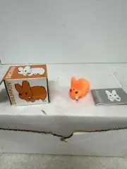 Kidrobot SMORKIN' LABBIT Series 2 FLORESCENT ORANGE Mini Vinyl Figure 1.5" Kozik