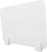 [Generic] 1 Set Protective Sneeze Guard Board Desk Divider for Students Easy Installation Practical Design Prevents Droplet Spread for Classroom Study Spaces