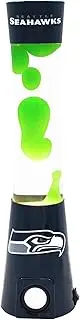 Sporticulture 2-in-1 NFL Team Magma Lamp with Built-in Bluetooth Speaker - 16.5” NFL Team Magma Lamp with Standard Outlet Connection and 30-Watt Bulb (Included) – Seattle Seahawks