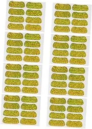 Eye Strip Stickers 8 Sheets for Sports Under Eye Decorations Water-Resistant Erasable for Football Fans