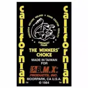 Mongoose - 1984 Californian "Red Taiwan" Decal set - Old school bmx
