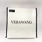 Vera Wang California King 100% Cotton Satin Weave 4Pc Bed Sheet Set White New