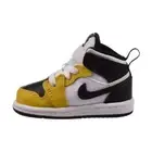 [DQ8425-701] Air Jordan 1 Mid Toddler Yellow Ochre/Black/White *NEW*
