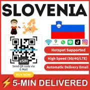 [eSIM] Slovenia eSIM e-SIM card Travel Sim card Tarjeta eSIM Dato Data only A+