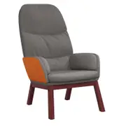 vidaXL Relaxing Chair Light Grey Fabric Armchair Relaxing Seating Dining Seat