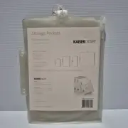 Kaisercraft A5 Zip Lock Storage Pockets – 5 Pack New for Two-Ring Binder