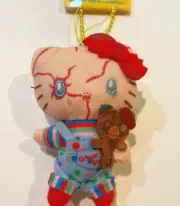 Hello Kitty Sanrio USJ Halloween Mascot Stuffed Toy Plush wz/tag,Ball chain Rare