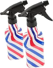 Set of 2 Vintage Style Mist Spray Bottles Reusable Plastic Squirt Bottles for Hair Mist Plant Watering and Cleaning