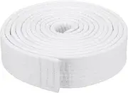 [uxcell] Taekwondo Colored Ranking Belt 1.6" x9.8Ft 3 m, Polyester Martial Arts Judo Karate Belt for Coach Teaching Practice, White