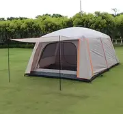 All Inclusive Family Camping Tent for 4-6, Straight Wall, Prevent Sun and Rain, Waterproof, Big Tent for Outdoor, Picnic, Camping