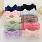 Coral Fleece Hair Band Knot Cosmetic Headbands Elastic Make Up Hairband Women