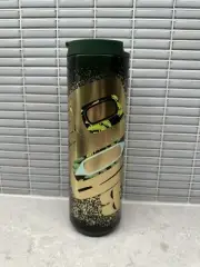 Starbucks x Alison Bremner Alaska Wood Artist 16oz Metal Travel Tumbler Tlingit