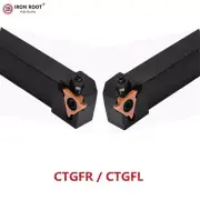 1P CTGFR2020K22 CNC Lathe Turning Tool Tool External Grooving Tool Holder TGF43R