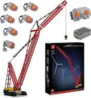 Mould King 17015 Crawler Crane Building Block Remote Control Motor Kit Toy MOC