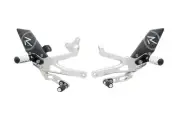Lightech R Version Ducati Panigale V4 Silver Rear Sets Rearsets Foot Pegs