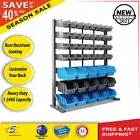 47 Bin Storage Shelving Rack or Garage Organizer for Tools, Parts & Supplies