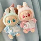 POP MART The Monsters Labubu Have A Seat Doll Pendant Student ID Costume No Toys