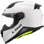FF812 Kid Solid White Childrens Full Face Helmet