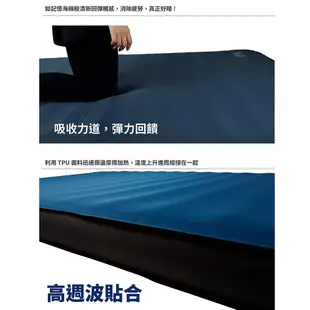 努特NUIT 舒適天堂 3D TPU 抗撕裂格紋布 NTB63 自動充氣睡墊 雙人 10公分 雙人床墊 TPU床墊 床墊