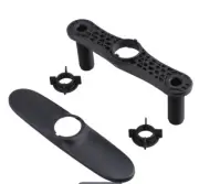 Delta Faucet Escutcheon Baseplate Matte Black 11" RP70714BL - Essa, Trask