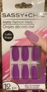 Sassy&Chic Coffin Nails 12 Ct