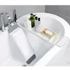 Expandable Bath Tub Tray Bathtub Caddy Holder Over Spa Bathroom Rack