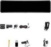 Carplay Dash Cam 2.5K Android Auto DVRS NAVI Rear View Mirror Video Front Inside Back Camera(T170-6MRC-PC,NO)