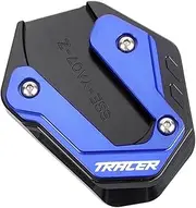 jiningxinxin Compatible With TRACER7GT TRACER9GT 7GT 9GT Motorcycle Accessories Kickstand Foot Side Stand Enlarger Pad Tire Valve Cap(Blue)