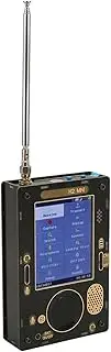 PortaPack H2 Software Defined Radio Kit 1 to 6G LCD Display SDR Receiver with High Precision Clock, Sound Input and Output Functions (Receiver, USB Cable, 3 Antenna)