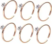 HOOTNEE Luxury Titanium Steel Ring Fashionable Design for Women's Wedding Game Props Romantic