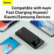 Baseus 15W Fast Charger LED Display 20000mAh Power Bank Dual USB PD Type-C Apple